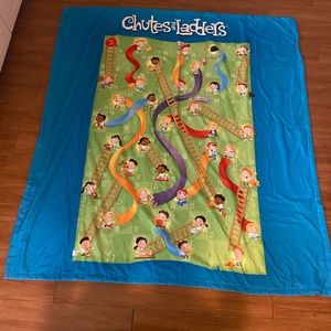 Hasbro Chutes and Ladders Beach Towel Set With Pieces And Tote